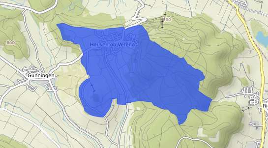 Bodenrichtwertkarte Hausen ob Verena